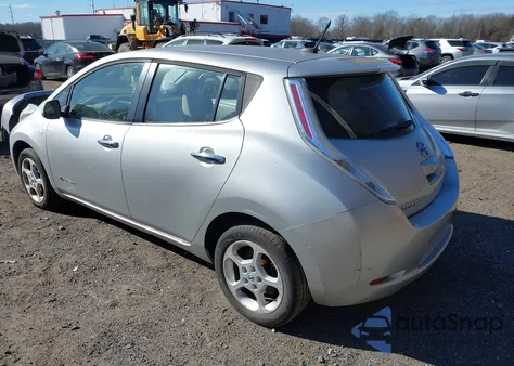 2012 Nissan Leaf Sl z USA, uszkodzony, nr VIN JN1AZ0CP8CT021137